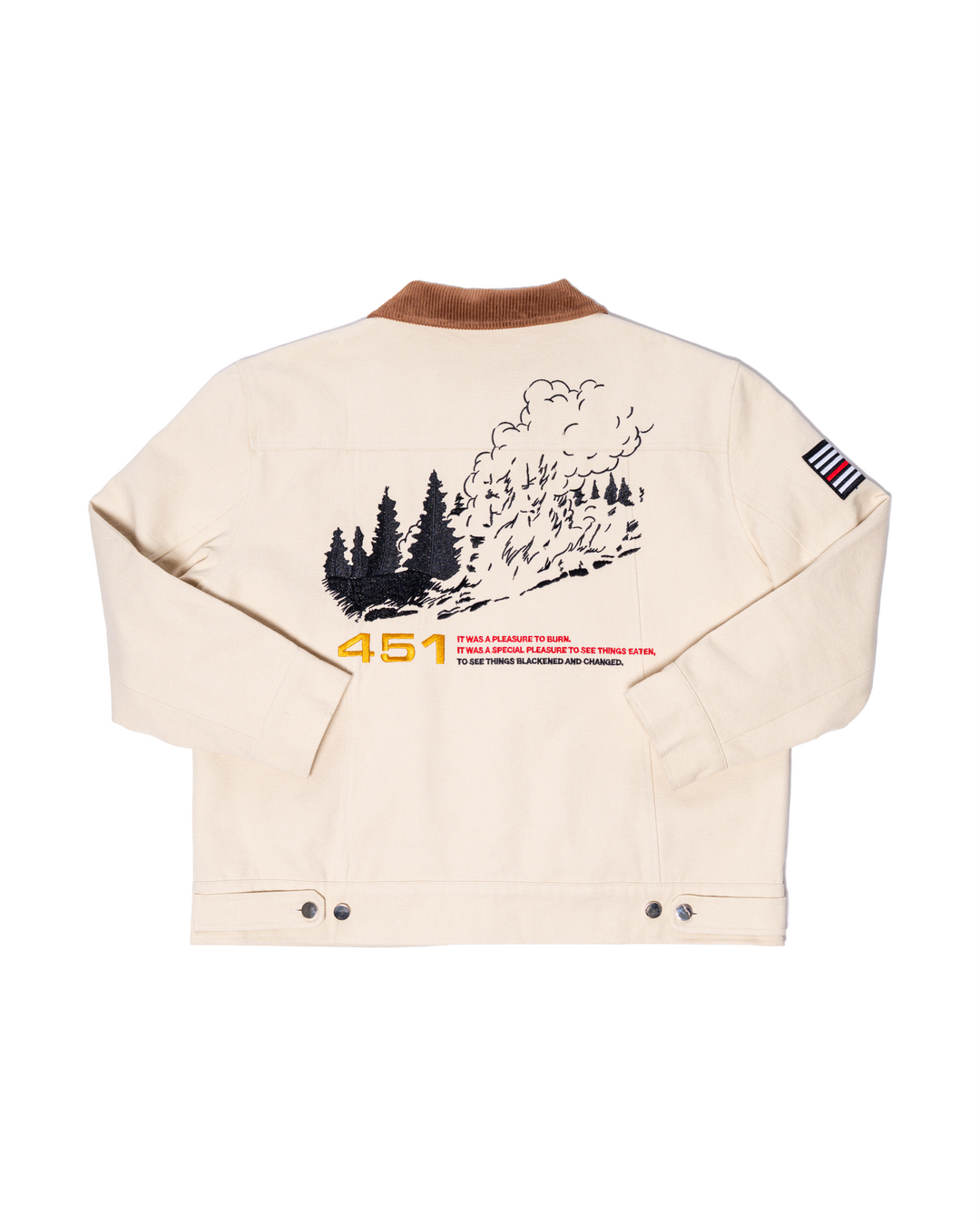 BOOK BURNERS JACKET [CREME]