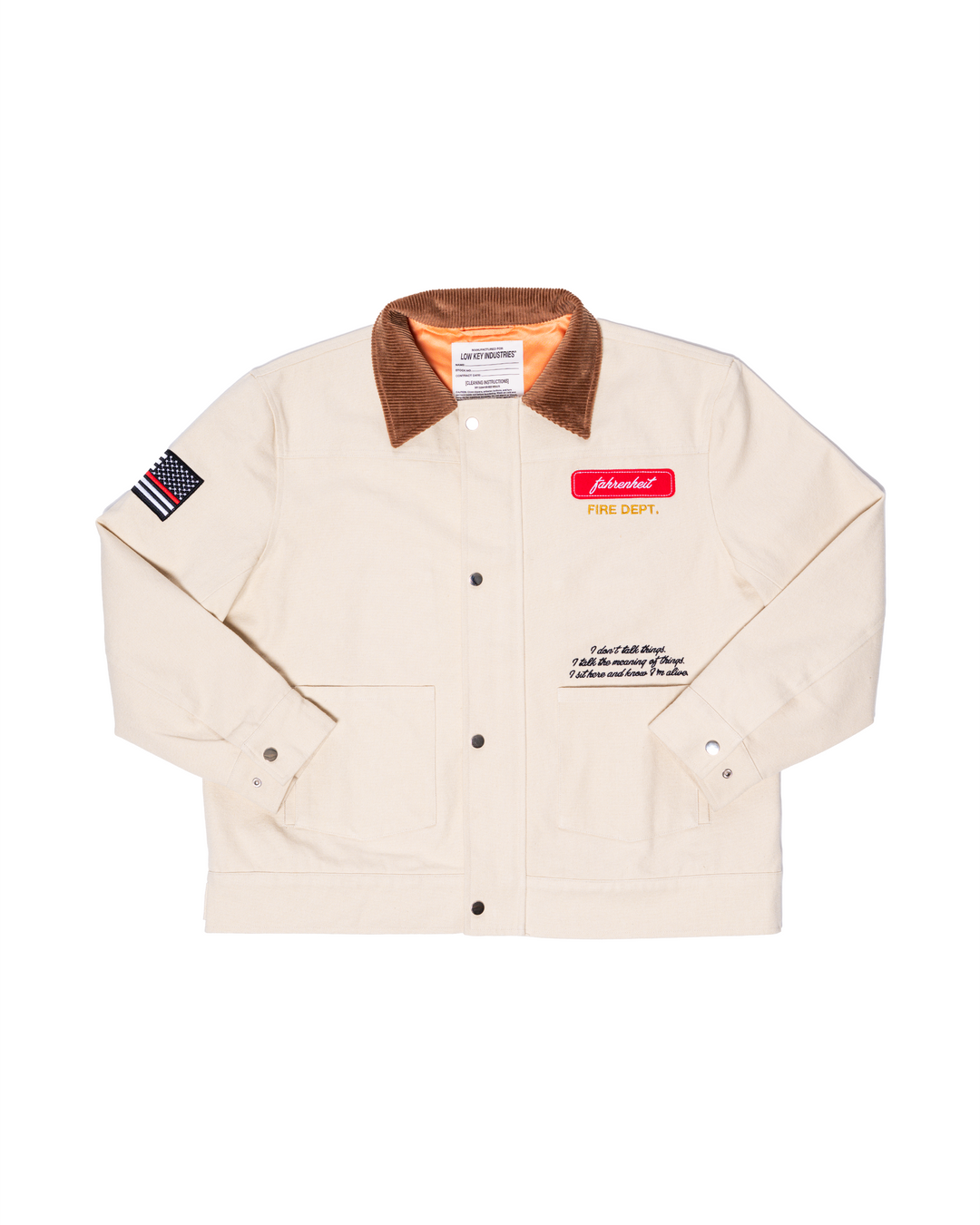BOOK BURNERS JACKET [CREME]