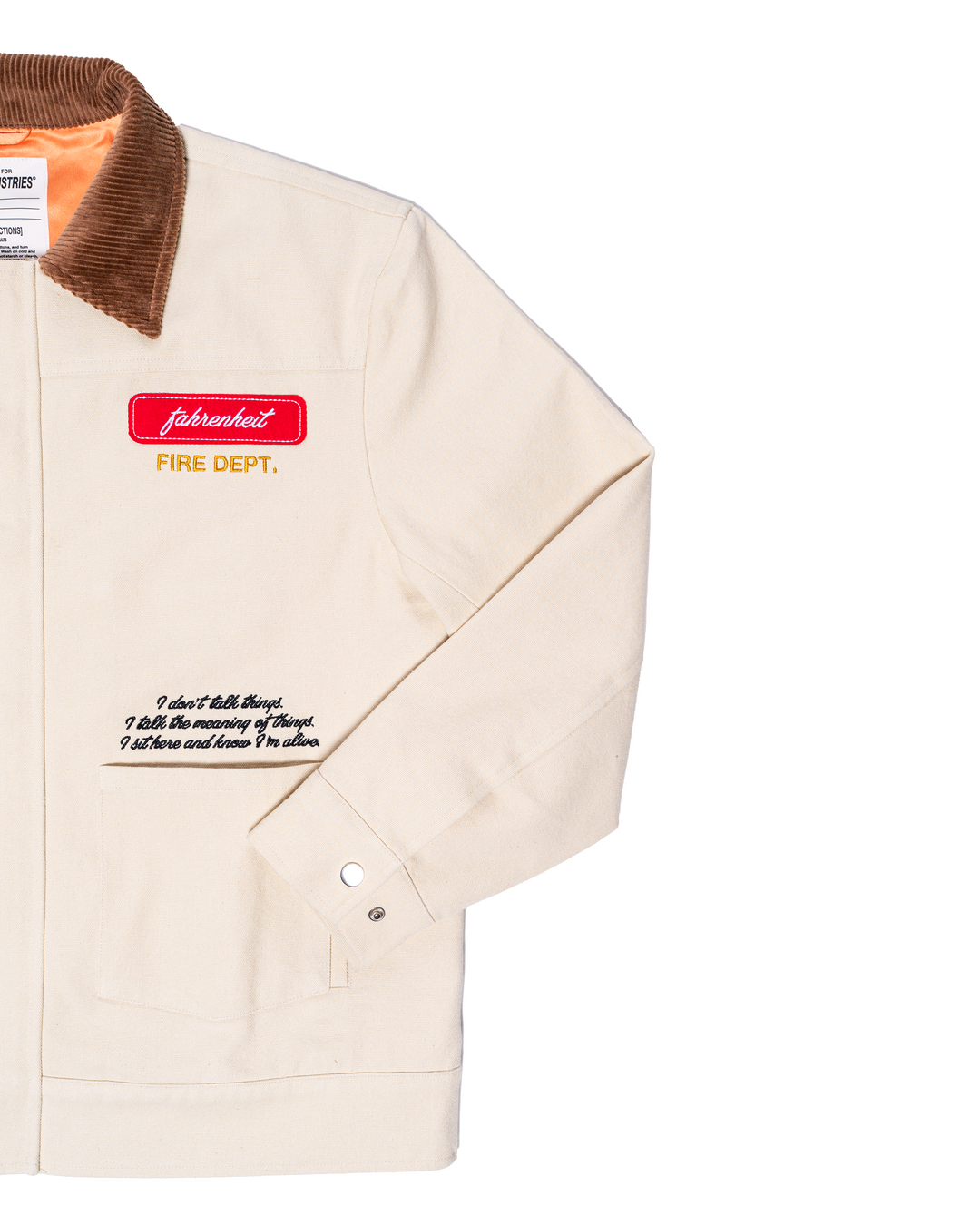 BOOK BURNERS JACKET [CREME]