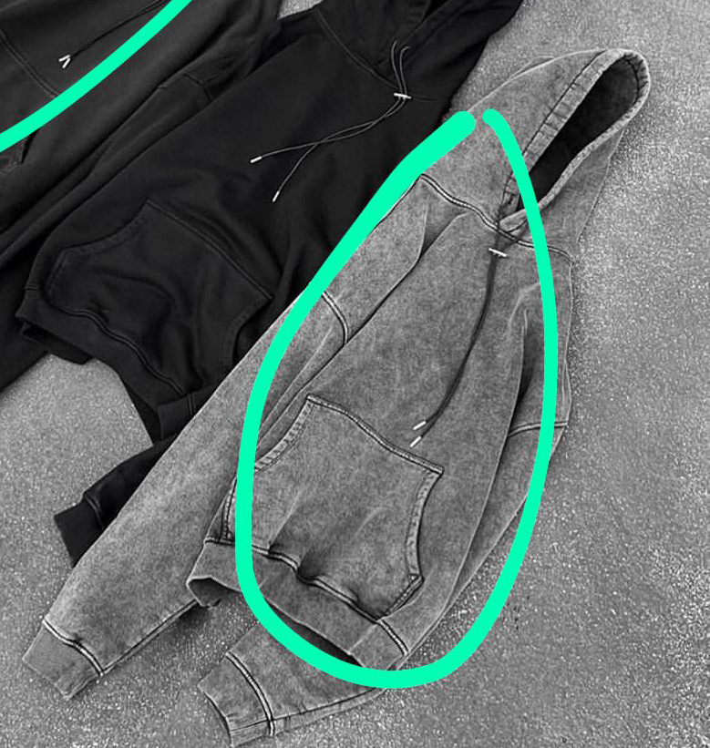 NOSTALGIA HOODED PULLOVER (ASH)