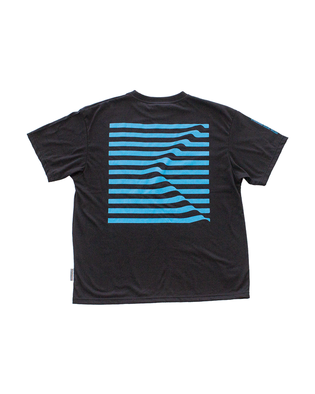 STAFF TEE SHIRT (BLACK/STILL WATER)