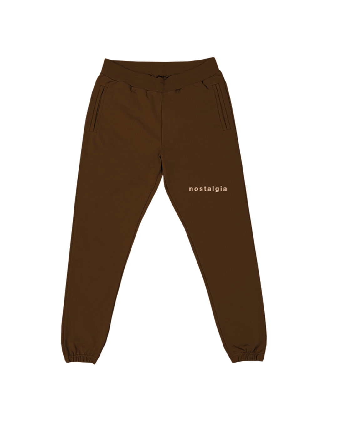 NOSTALGIA JOGGERS (CHOCOLATE/CREME)