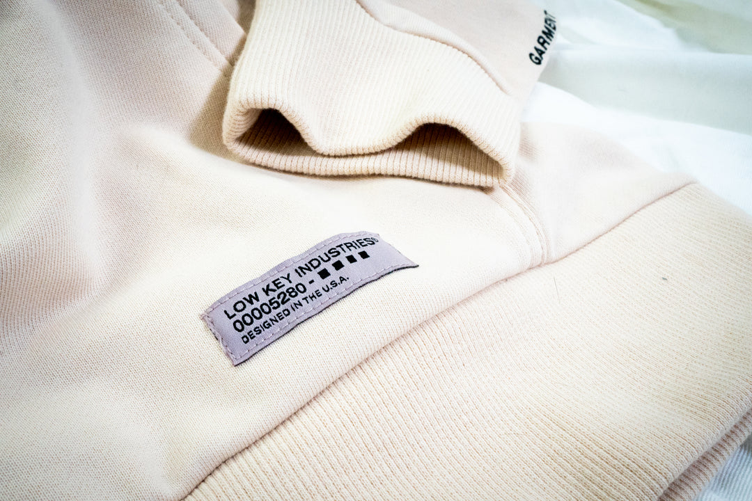 STAFF HOODED PULLOVER (SAND)