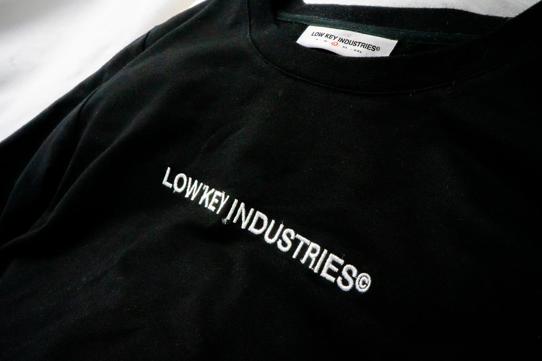 STAFF LIGHTWEIGHT CREWNECK (BLACK)