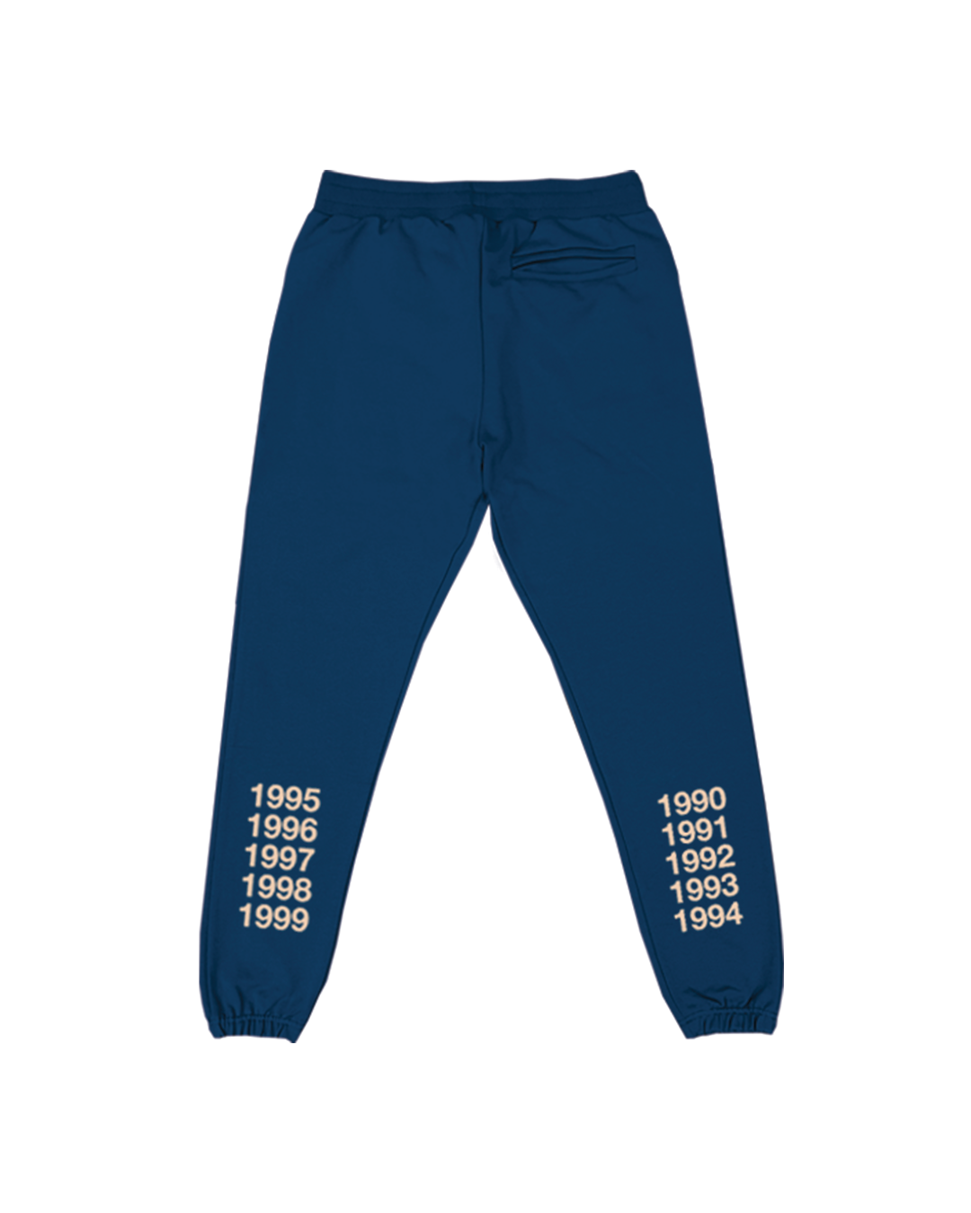 NOSTALGIA JOGGERS (MARINE/CREME)