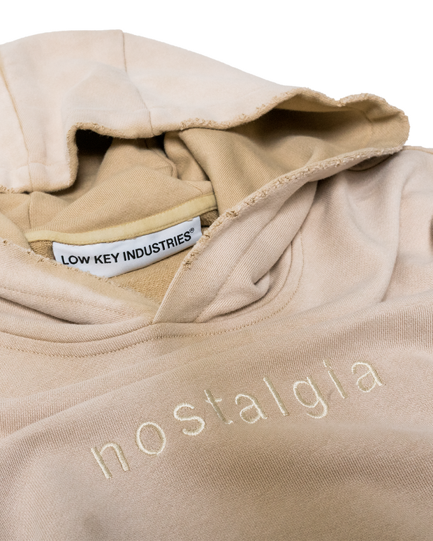 NOSTALGIA HOODED PULLOVER [FADED DOVE]