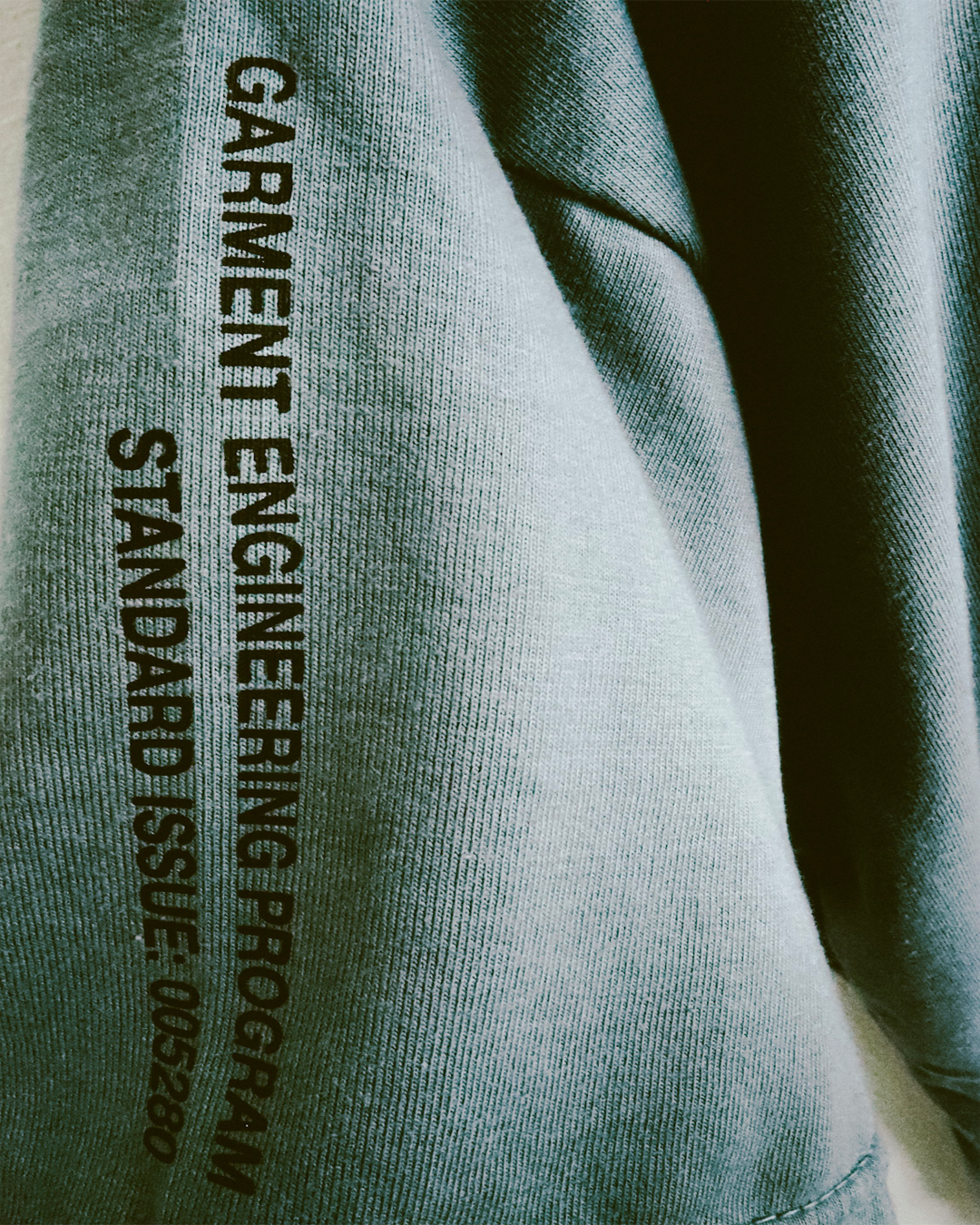 STAFF TEE SHIRT (STILL WATER/BLACK)