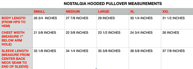 NOSTALGIA HOODED PULLOVER (ASH)
