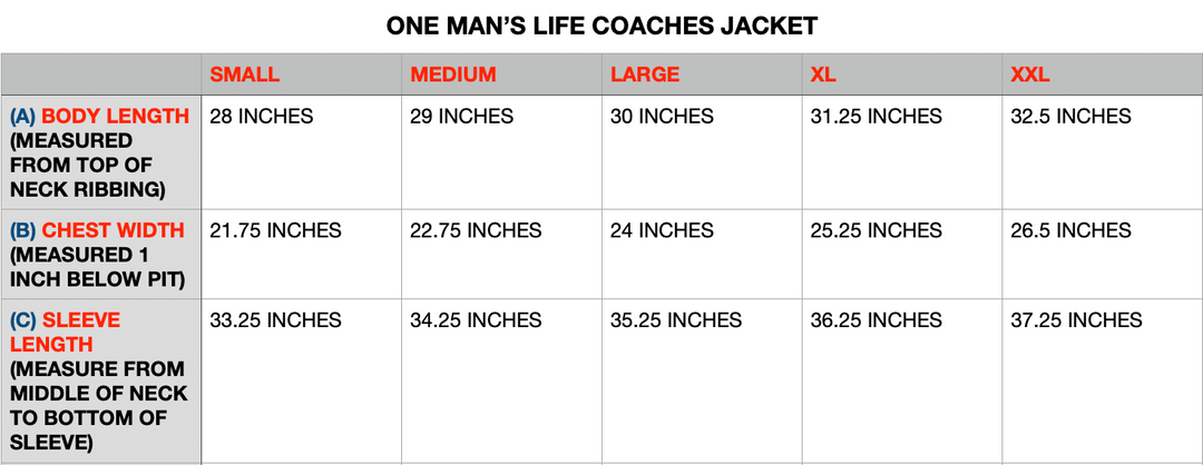 ONE MAN'S LIFE COACHES JACKET (OLIVE/BLACK)