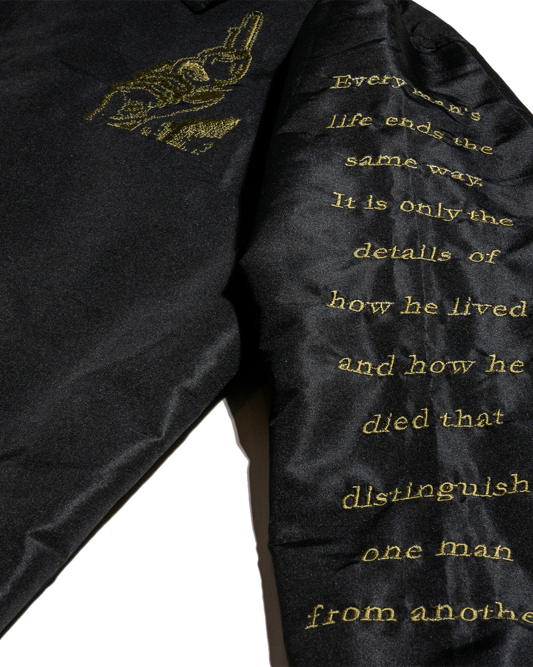 ONE MAN'S LIFE COACHES JACKET (OLIVE/BLACK)